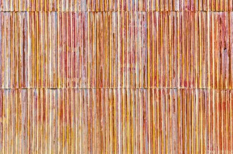 Shaped tinplate texture Foto stock