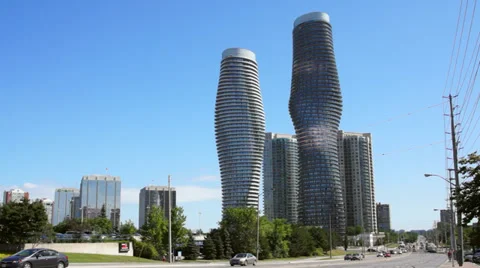 Shapely Buildings Stock Footage 39943718