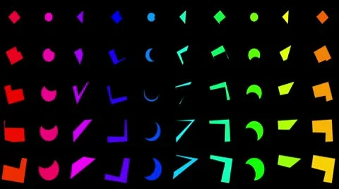 SHAPES 1 Stock-Footage 10689100