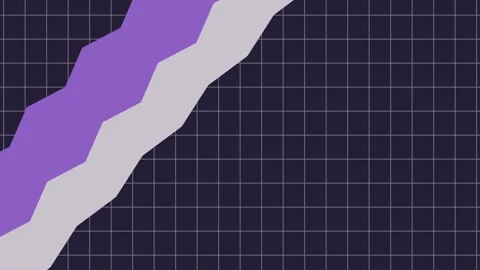 Shapes animation background loop absctract for presentation violet modern Stock Footage 195659504