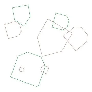 Shapes of a background Stock Illustration