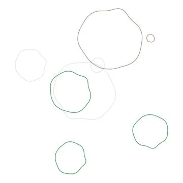 Shapes of a background Illustrazione stock