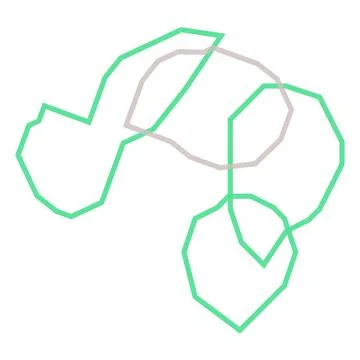 Shapes of a background Stock Illustration