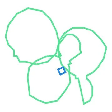 Shapes of a background Stock Illustration