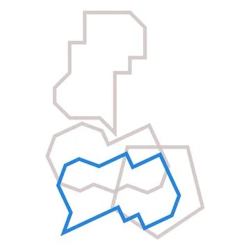 Shapes of a background Stock Illustration