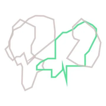 Shapes of a background Stock Illustration