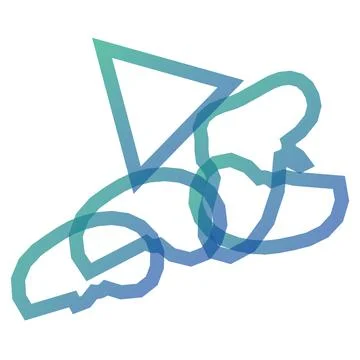 Shapes of a background Illustrazione stock