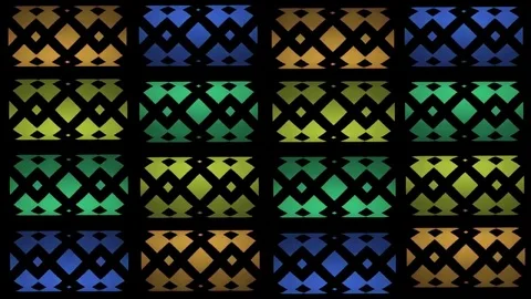 Shapes changing color and form background video Stock Footage 72657749