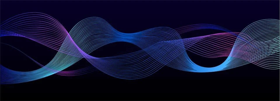 Shapes created with lines in the space. 스톡 일러스트