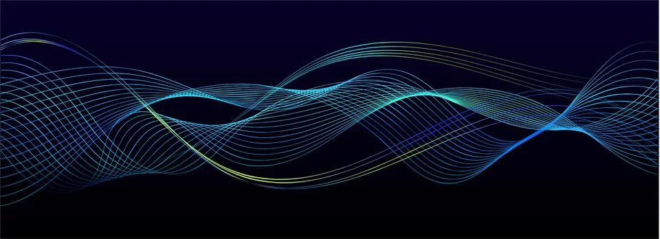 Shapes created with lines in the space. 스톡 일러스트