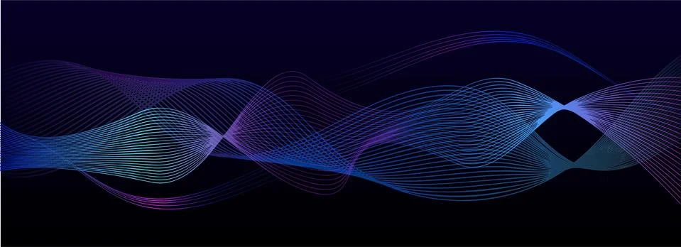 Shapes created with lines in the space. 스톡 일러스트