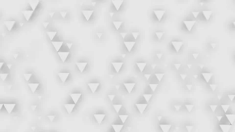 Shapes of flat white triangles create a New Year's mood. Seamless loop. Stock Footage 125500947