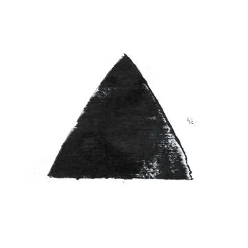 Shapes in the form of a triangle Stock Illustration