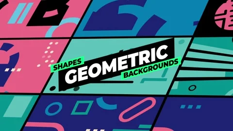 Shapes Geometric Backgrounds Catálogo de After Effects