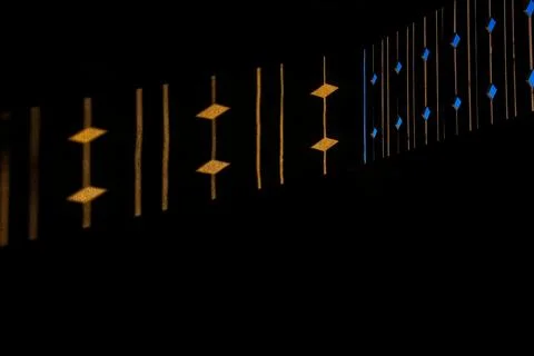 The shapes of light. Stock Photos