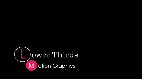 Shapes Lower Third After Effects素材