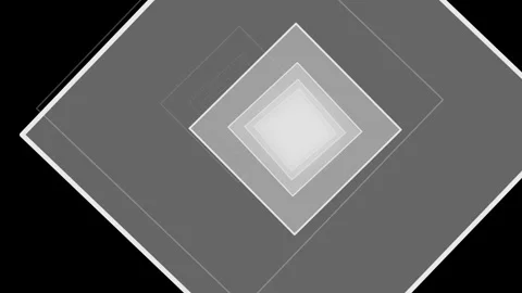 Shapes in motion on a gray background with contrast Stock Footage 337301573
