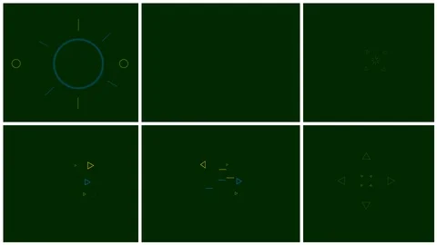 Shapes Overlay effect Stock Footage 111398608