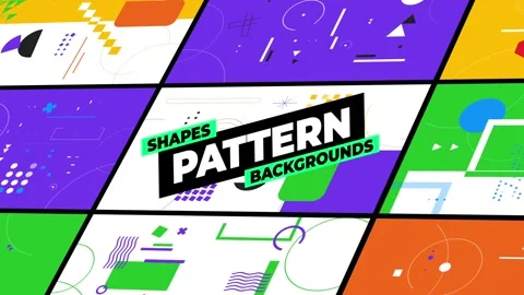 Shapes Pattern Backgrounds Catálogo de After Effects