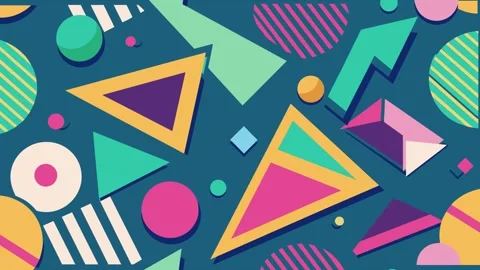 Shapes pattern with overlapping colorful circles for backgrounds and decora.. Stock Footage 273964618