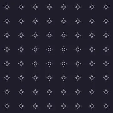 Shapes pattern seamless. Monochrome background from dotted lines. Vector Stock Illustration