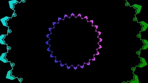 Shapes that rotate and increase in size, cover the background and disappear. Stock Footage 116548998