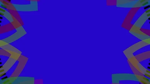 Shapes that rotate and increase in size, cover the background and disappear. Stock Footage 116549036
