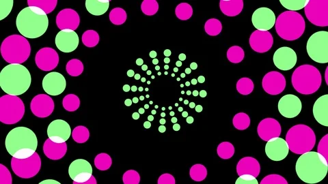 Shapes that rotate and increase in size, cover the background and disappear. Stock Footage 116762513
