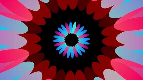 Shapes that rotate and increase in size, cover the background and disappear. Stock Footage 116762582