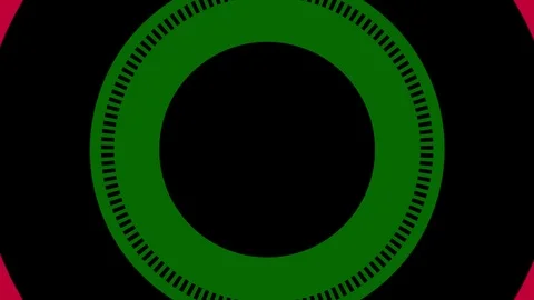 Shapes that rotate and increase in size, cover the background and disappear. Stock Footage 117157238