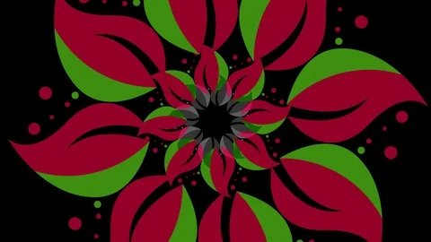 Shapes that rotate and increase in size, cover the background and disappear. Stock Footage 117890412