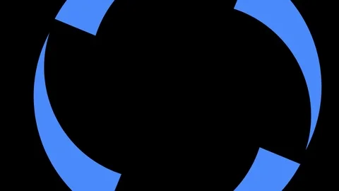 Shapes that rotate and increase in size, cover the background and disappear. Stock Footage 118297441