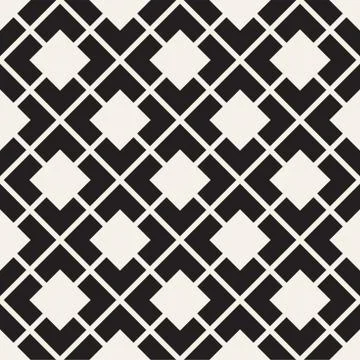 Shapes seamless pattern background. Stylish symmetric lattice.  Abstract ge.. Illustrazione stock