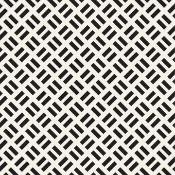 Shapes seamless pattern background. Stylish symmetric lattice.  Abstract geom Illustrazione stock
