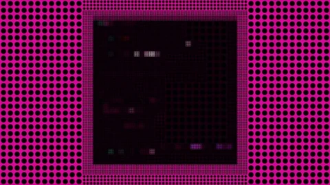 Shapes squares computer code technology numbers abstract pattern Stock Footage 82758383
