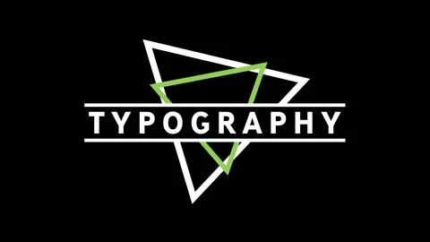 Shapes Typography After Effects stock