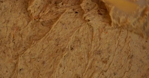 Shaping cake mix with a spatula Video stock 130796071