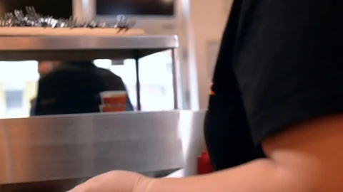 Shaping dough Stock Footage 86277591