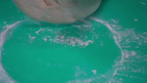 Shaping the Dough Stock Footage 293255589