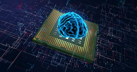 Shaping the Future: Artificial Intelligence, Computer Chips and Innovation Stock Footage 238783587