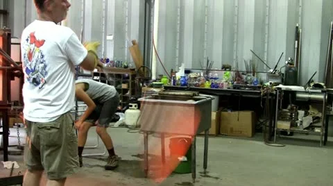 Shaping vase Stock Footage 12299534