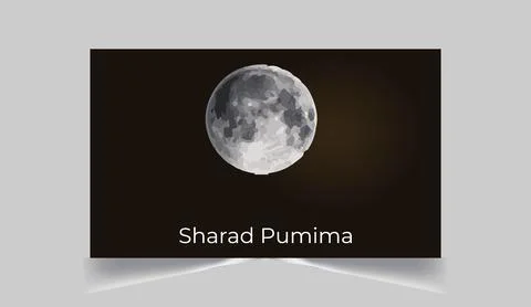 Sharad Punima background with couple dancing dandiya Stock Illustration