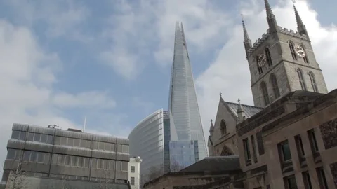 The Shard London Stock Footage 78559730