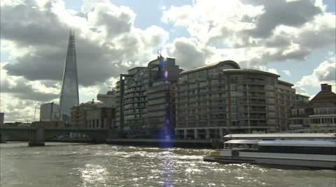 The Shard Long Shot Stock Footage 43433551