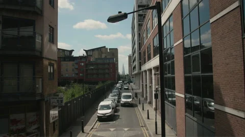 The Shard from Streets 011 Stock Footage 148740948