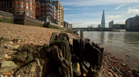 Shard Timelapse London Stock Footage 52799345