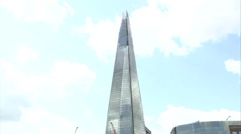The Shard Tracking Shot (2) Stock Footage 43454580