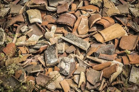 Shards of pottery Stock Photos