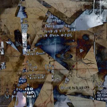 The shards of reality Illustrazione stock