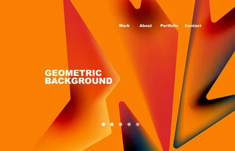 Shards shape composition abstract background. Web page for website or mobile app イラスト素材